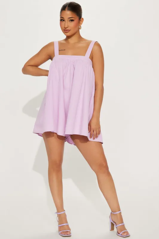 Maika Romper - Lavender sold by Fashion Nova