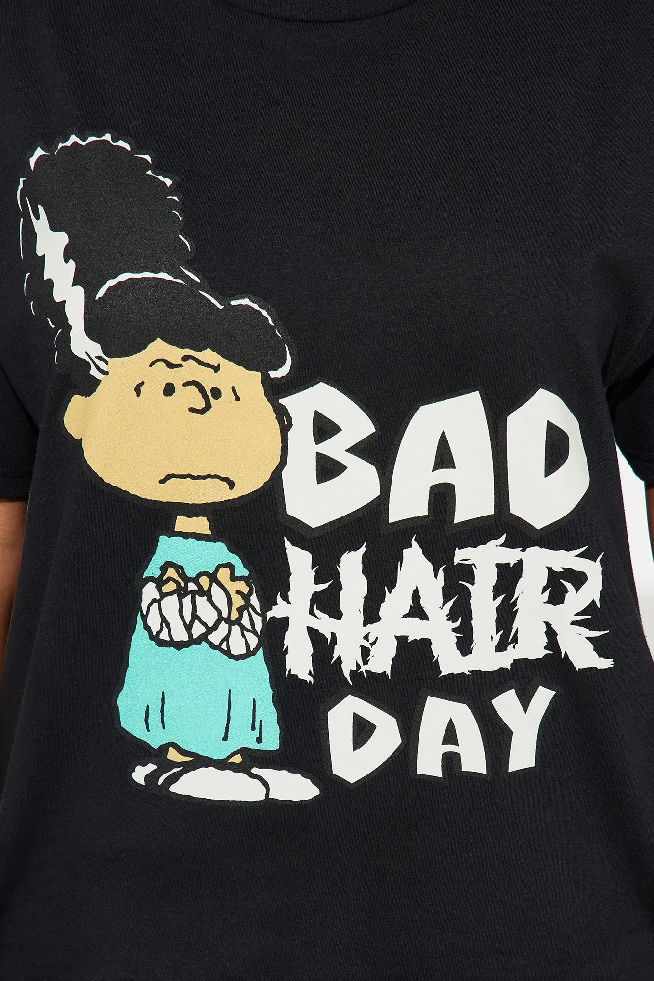Bad Hair Day Peanuts Tee - Black sold by Fashion Nova product image thumbnail 3