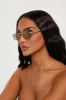 Better Alone Sunglasses - Brown sold by Fashion Nova