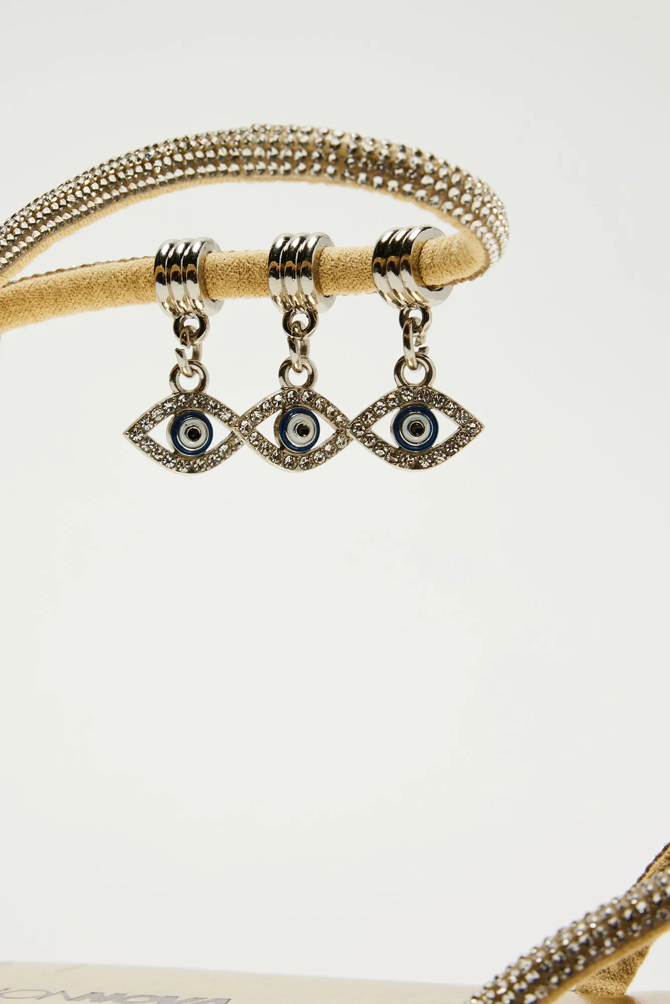 Evil Eye Goddess Flat Sandals - Gold sold by Fashion Nova product image thumbnail 3