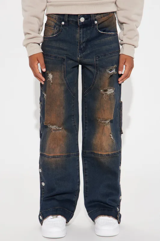 Mini Can't Make You Change Denim Jeans - Dark Wash sold by Fashion Nova