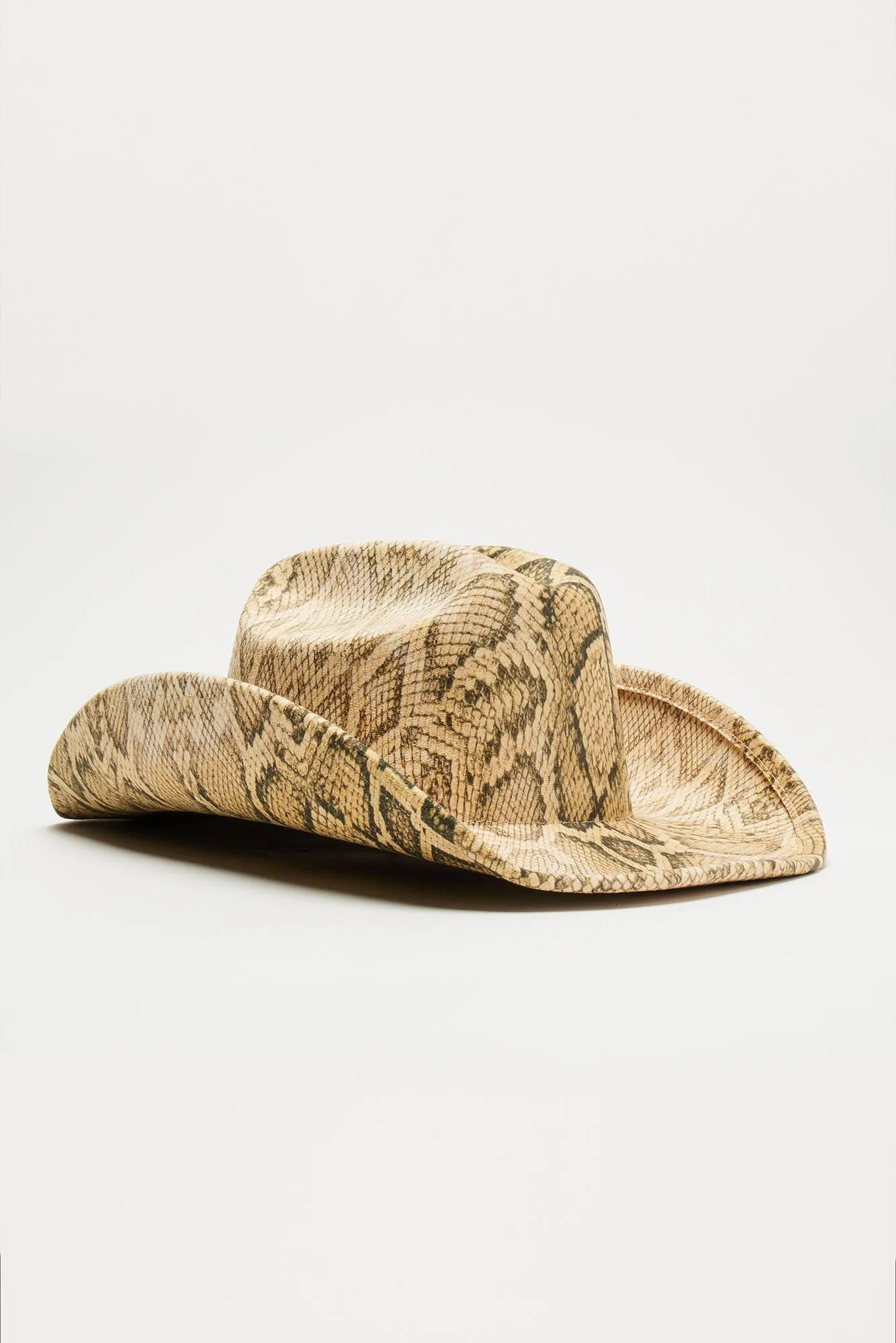 Tough Skin Cowboy Hat - Beige sold by Fashion Nova product image thumbnail 3