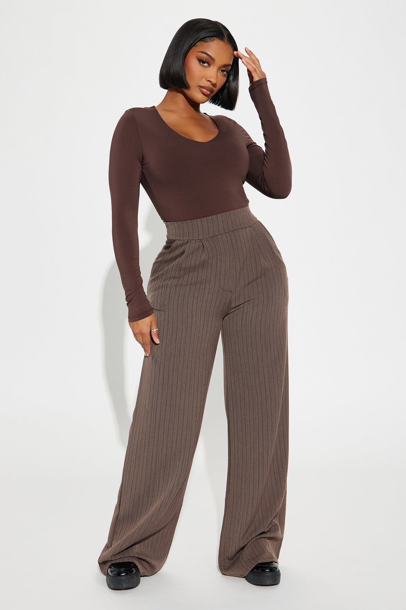 Obsessed With Me Bodysuit - Brown sold by Fashion Nova product image thumbnail 2