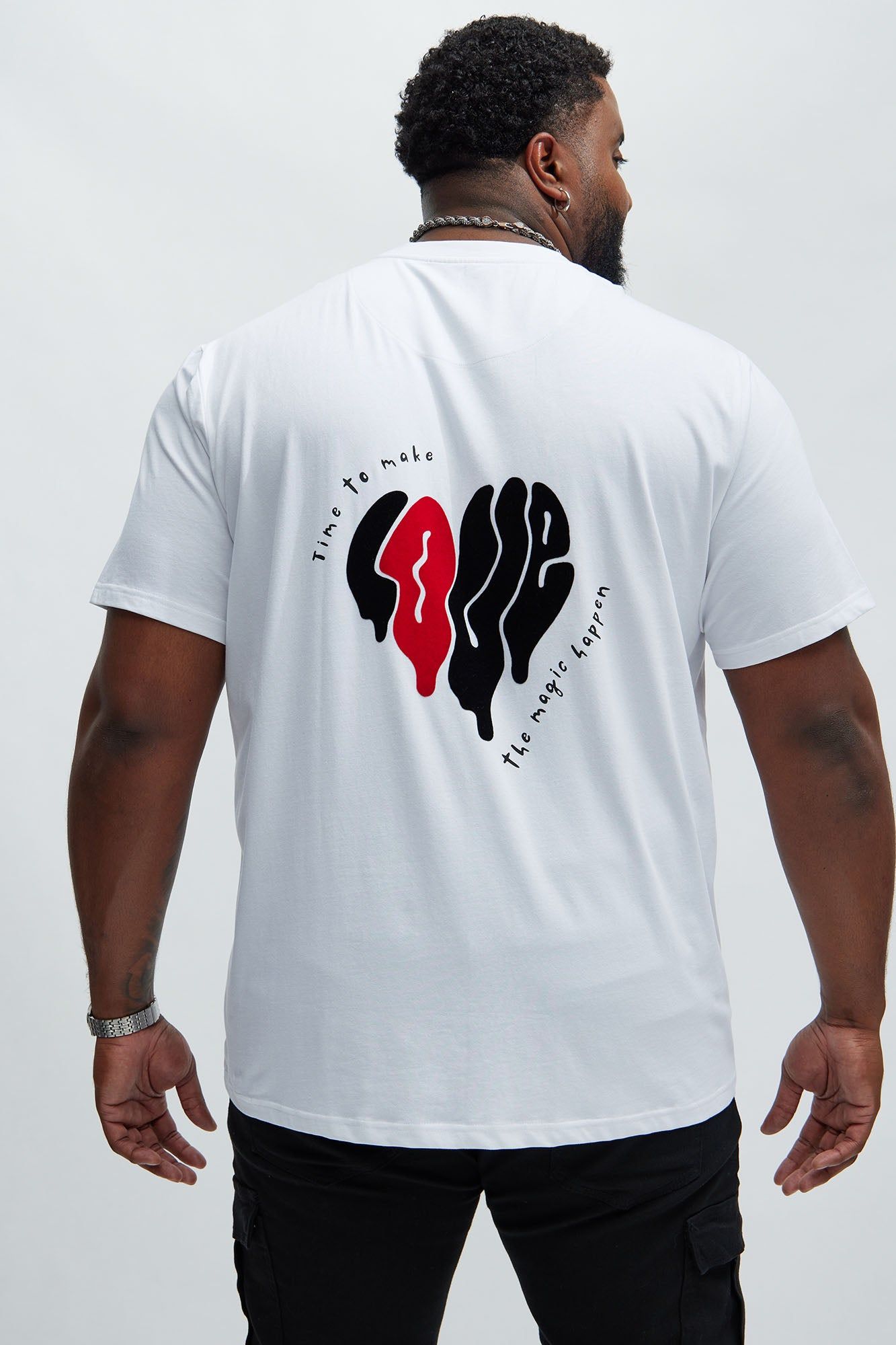 Love Is The Way Short Sleeve Tee - White sold by Fashion Nova product image thumbnail 5