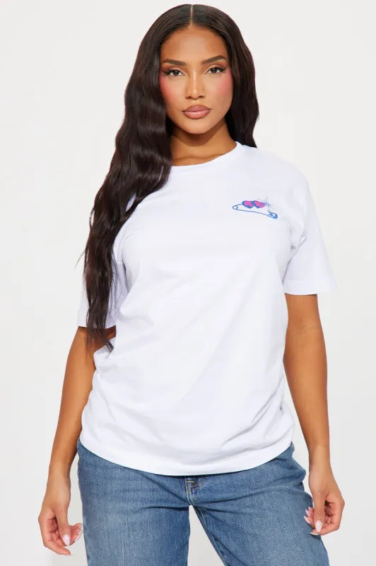 Eternal Love Worldwide Tee - White sold by Fashion Nova
