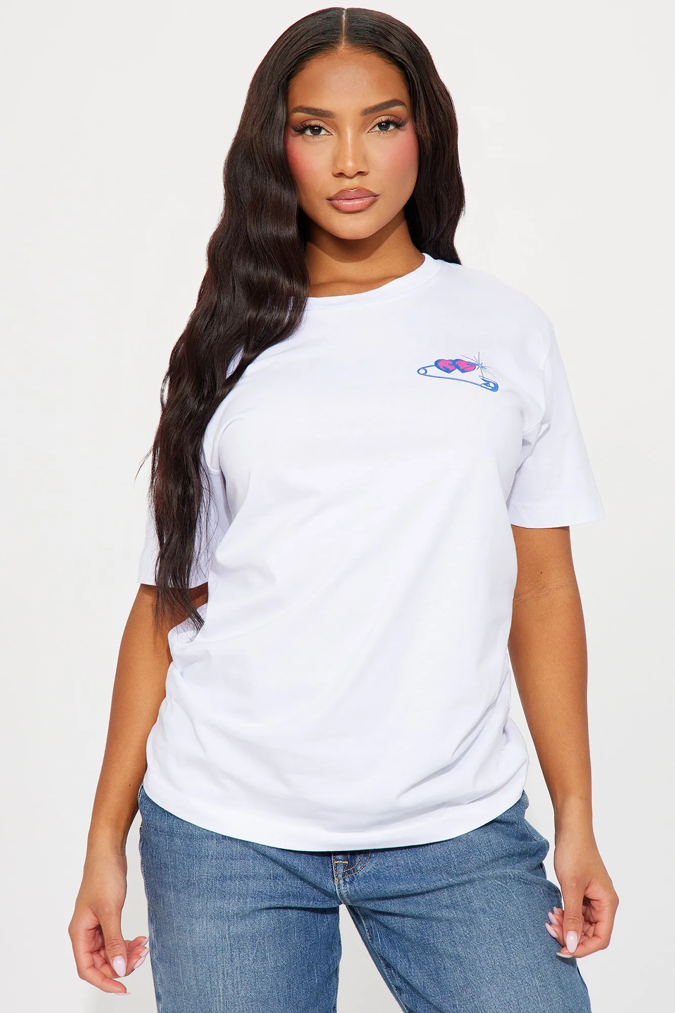 Eternal Love Worldwide Tee - White sold by Fashion Nova