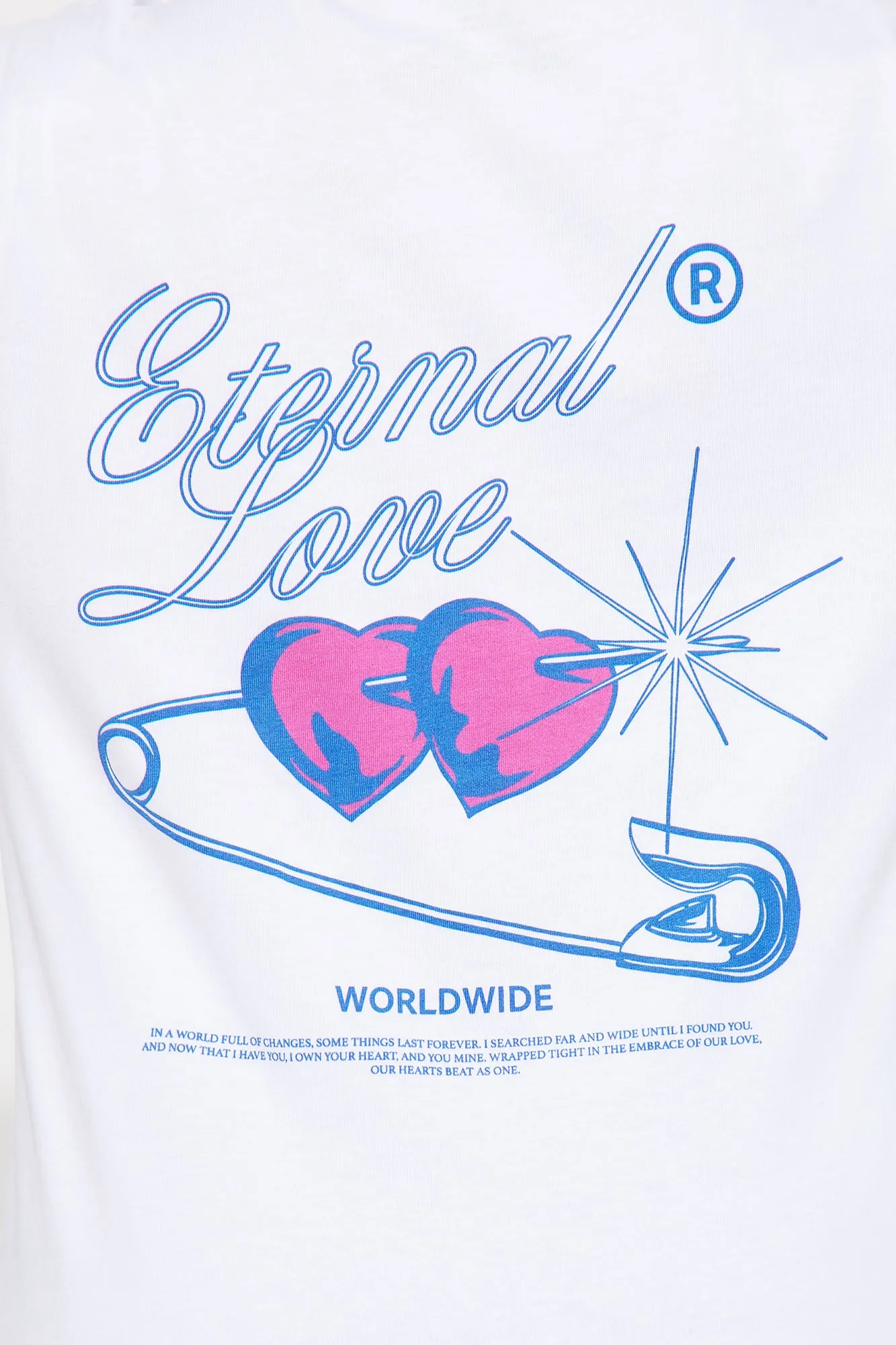 Eternal Love Worldwide Tee - White sold by Fashion Nova product image thumbnail 2