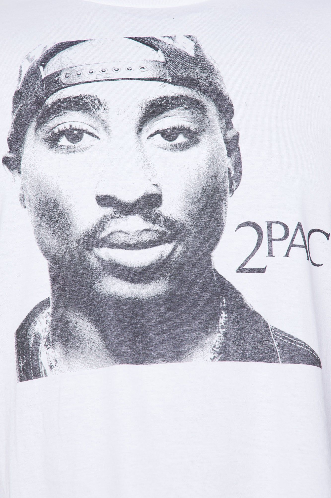 Tupac Me Against The World Short Sleeve Tee - White sold by Fashion Nova product image thumbnail 7