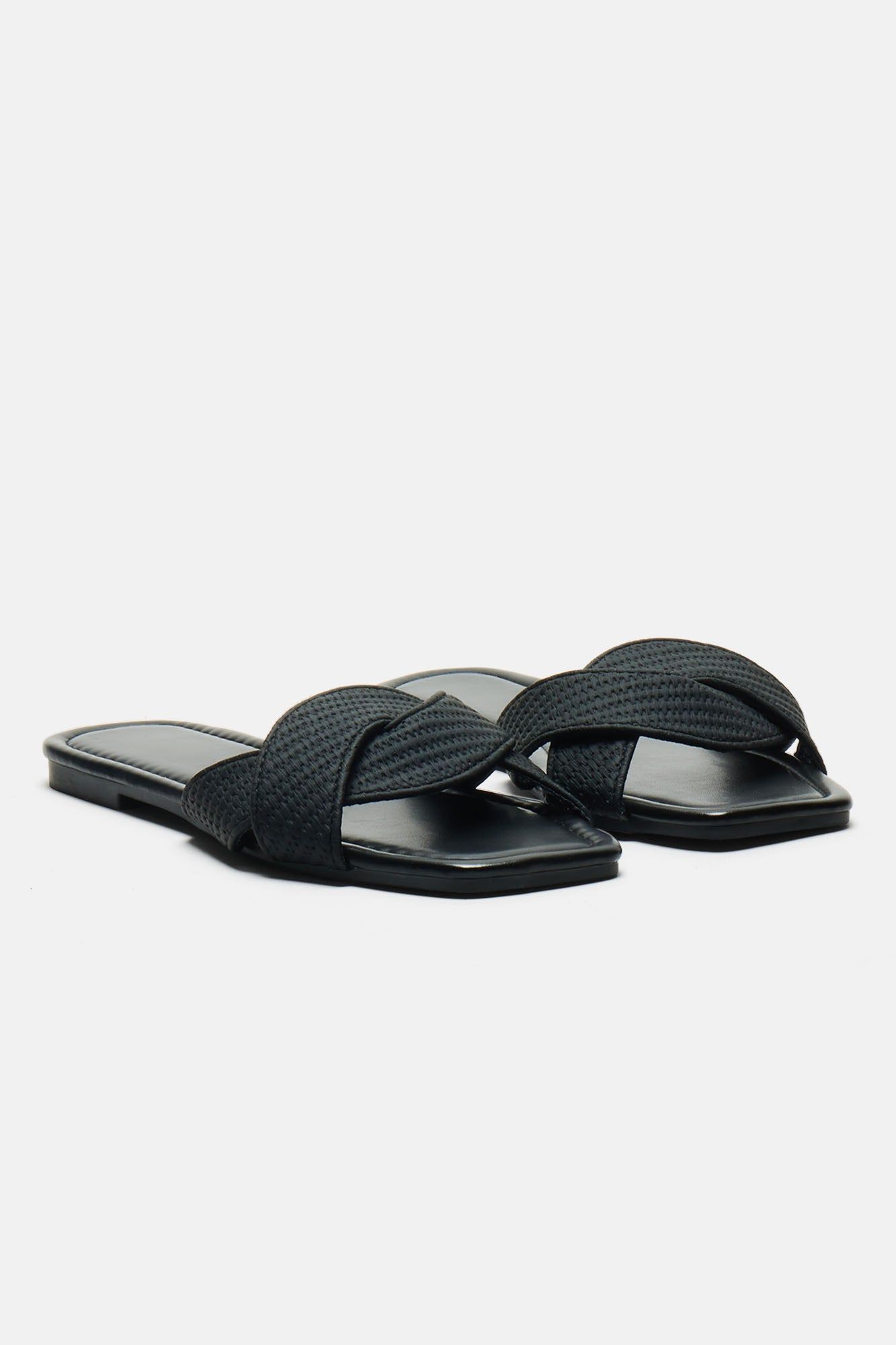 Island Getaway Flat Sandals - Black sold by Fashion Nova product image thumbnail 5