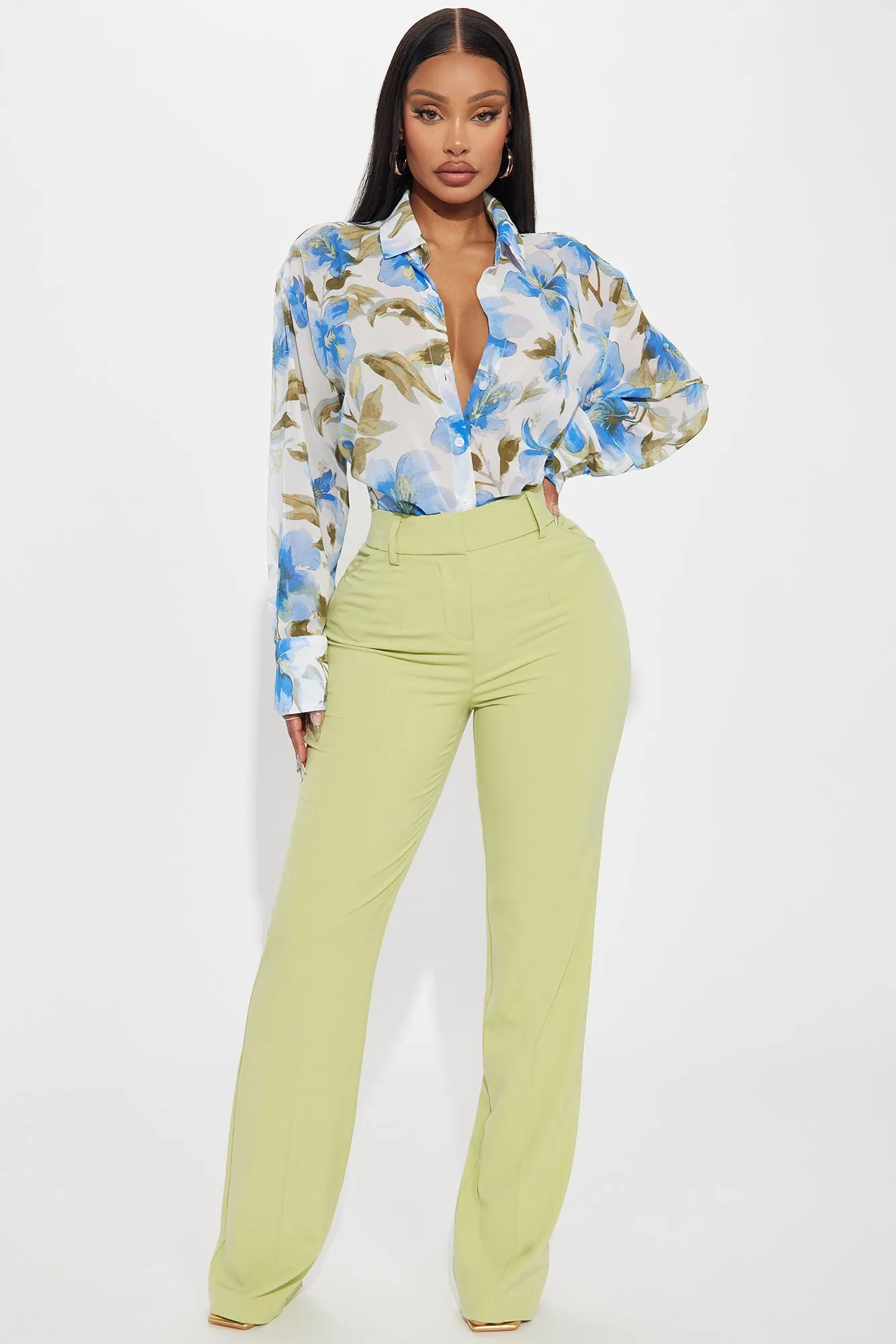 Hawaiian Summer Shirt - Ivory/combo sold by Fashion Nova product image thumbnail 2