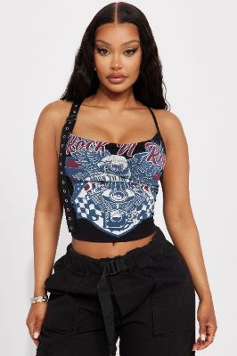 Want You Bad Top - Black sold by Fashion Nova