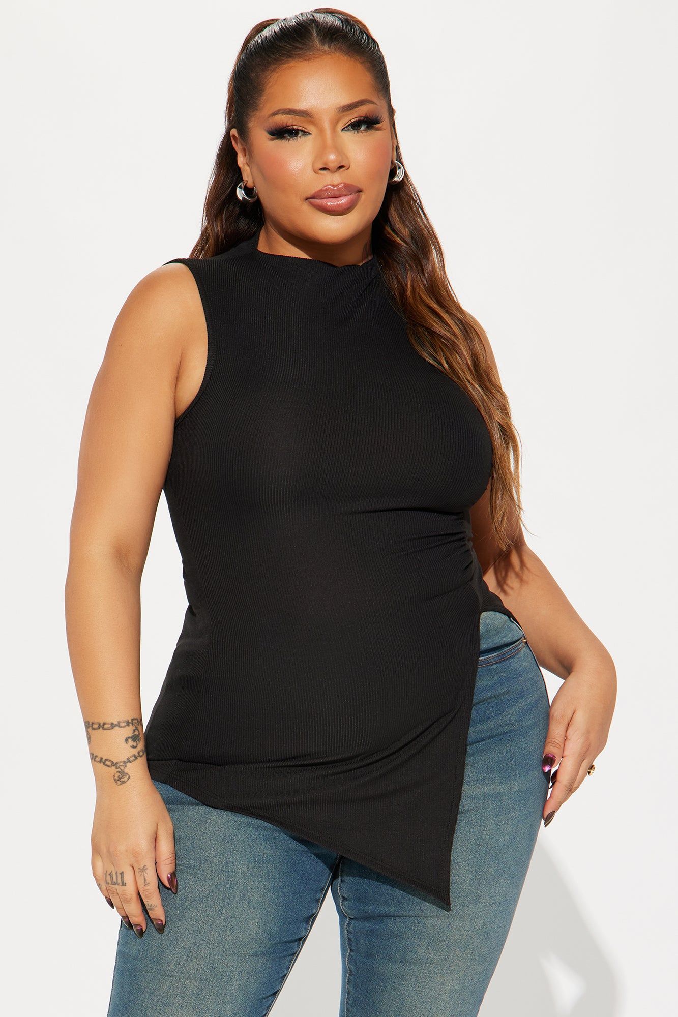 Harmony Sleeveless Top - Black sold by Fashion Nova product image thumbnail 4
