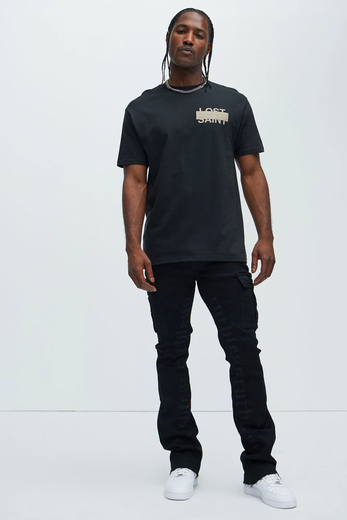 Lost Saint Worldwide Short Sleeve Tee - Black sold by Fashion Nova product image thumbnail 4