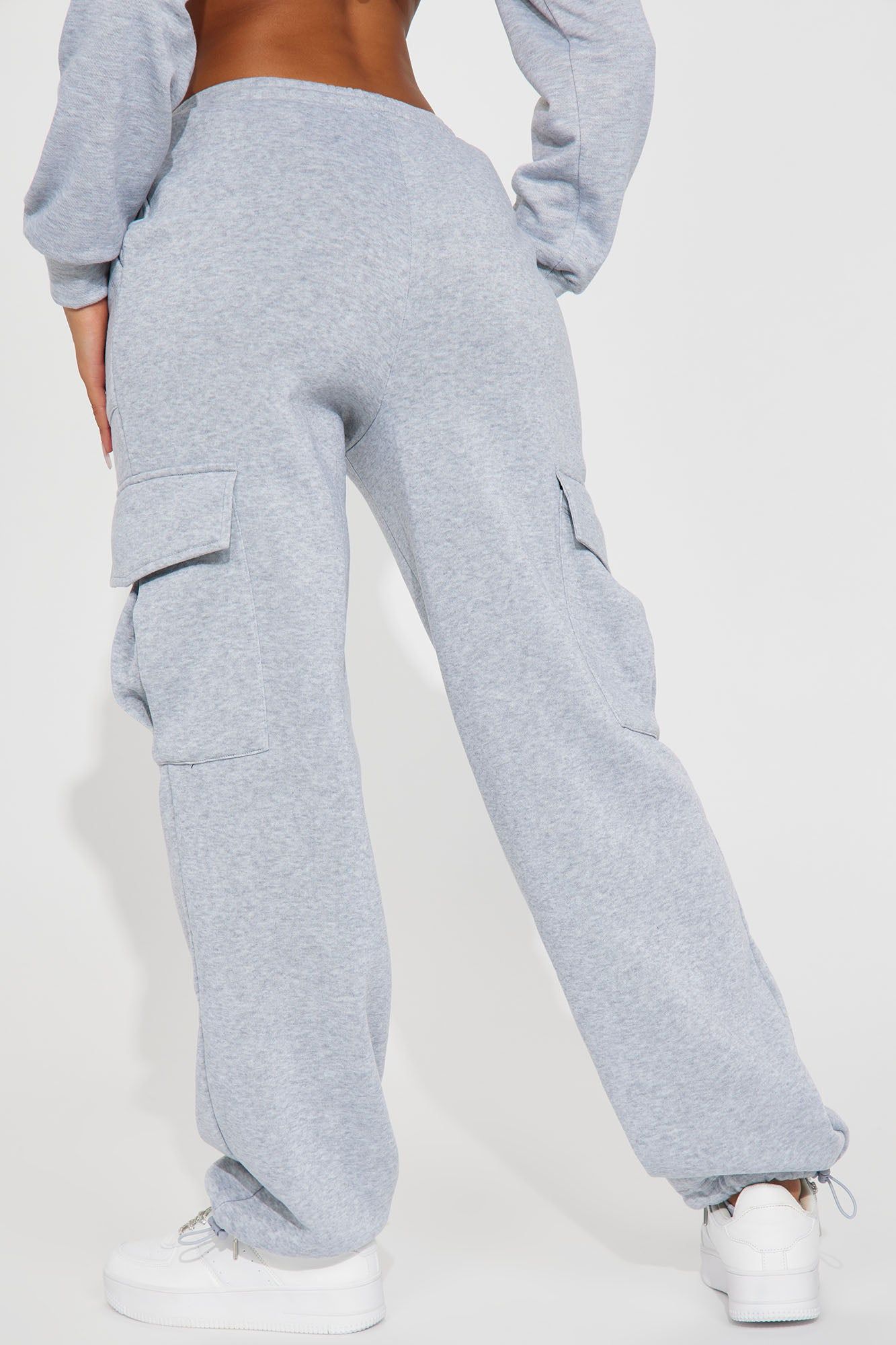 Tessa Fleece Lounge Jogger - Grey sold by Fashion Nova product image thumbnail 3