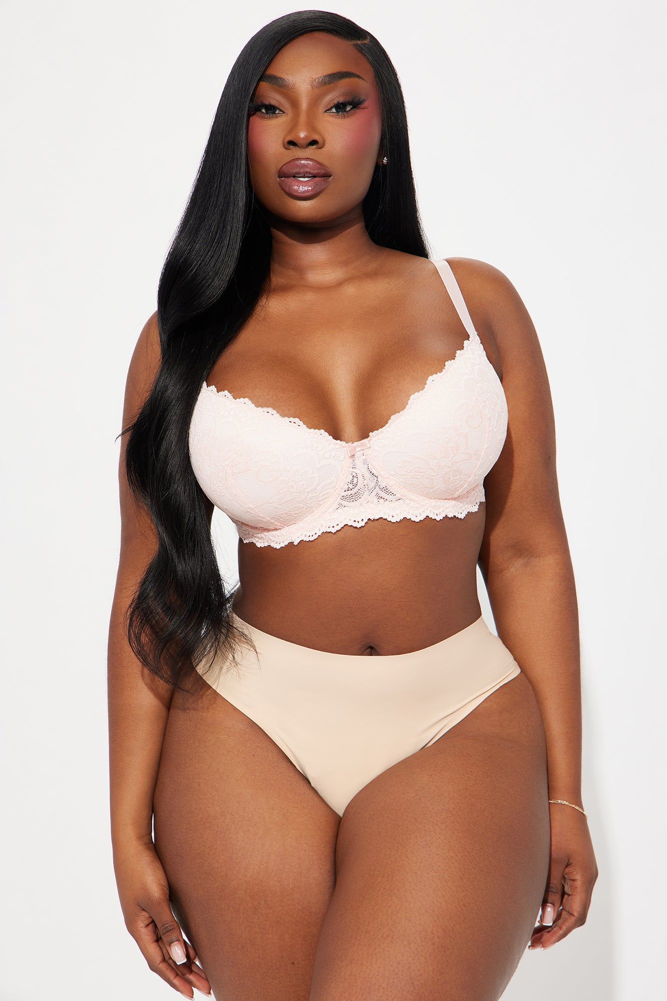 On Your Mind Lace Bra - Blush sold by Fashion Nova product image thumbnail 2