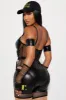 SWAT Hottie 6 Piece Costume Set - Black sold by Fashion Nova