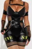 SWAT Hottie 6 Piece Costume Set - Black sold by Fashion Nova