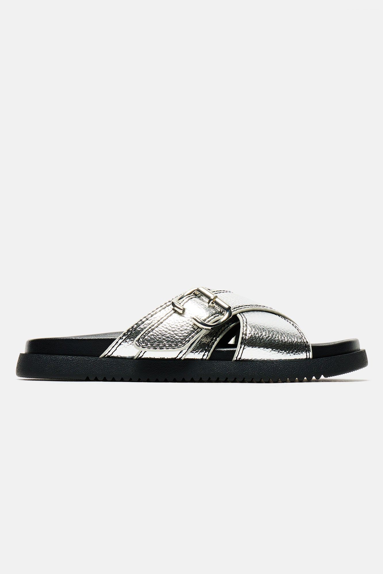 Your Only Pick Casual Slides - Silver sold by Fashion Nova product image thumbnail 5