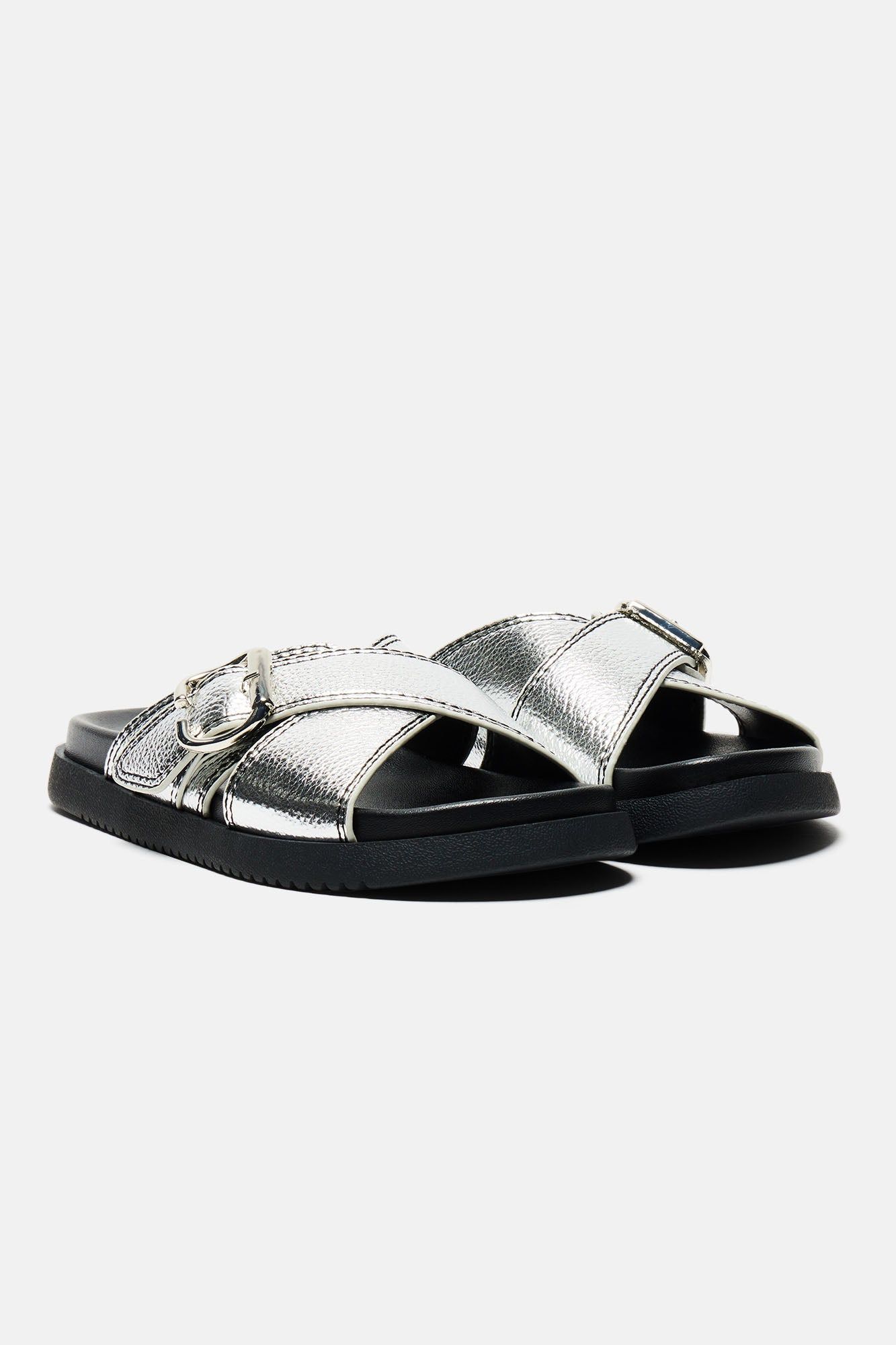 Your Only Pick Casual Slides - Silver sold by Fashion Nova product image thumbnail 2