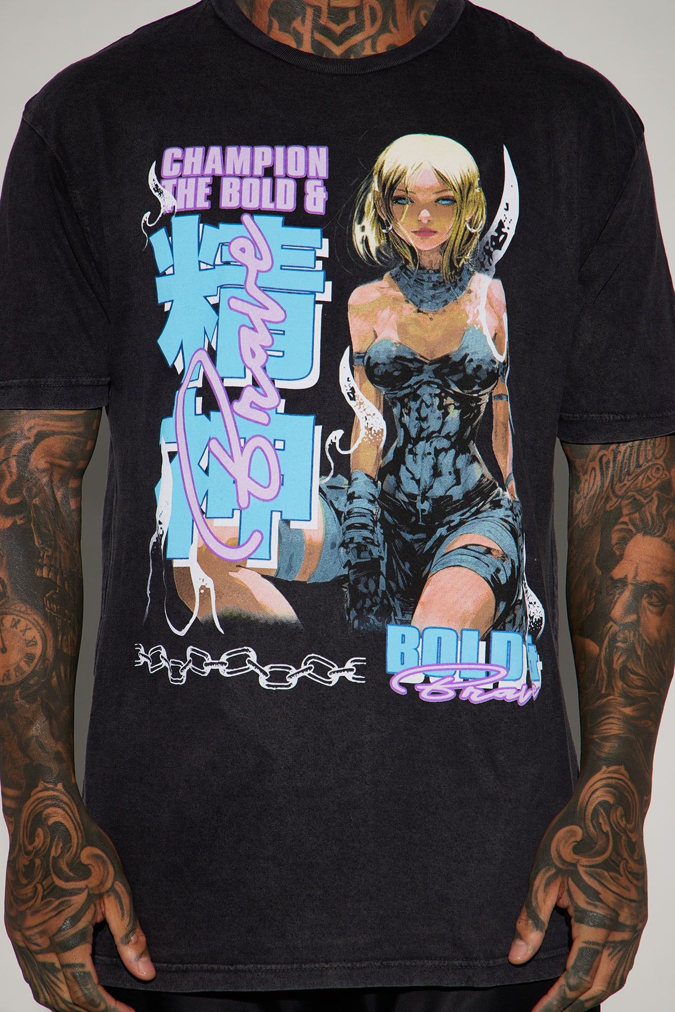 Conquer Short Sleeve Tee - Black sold by Fashion Nova product image thumbnail 3