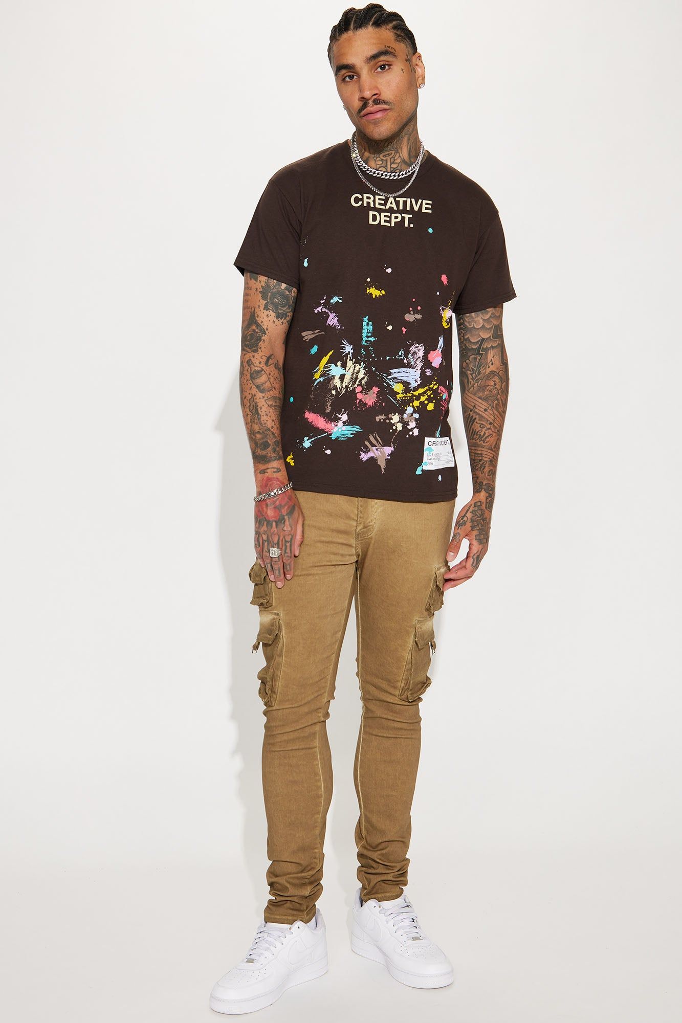 Creative Dept Short Sleeve Tee - Brown sold by Fashion Nova product image thumbnail 3