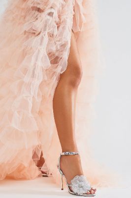 Alissa Heeled Sandals - Silver sold by Fashion Nova