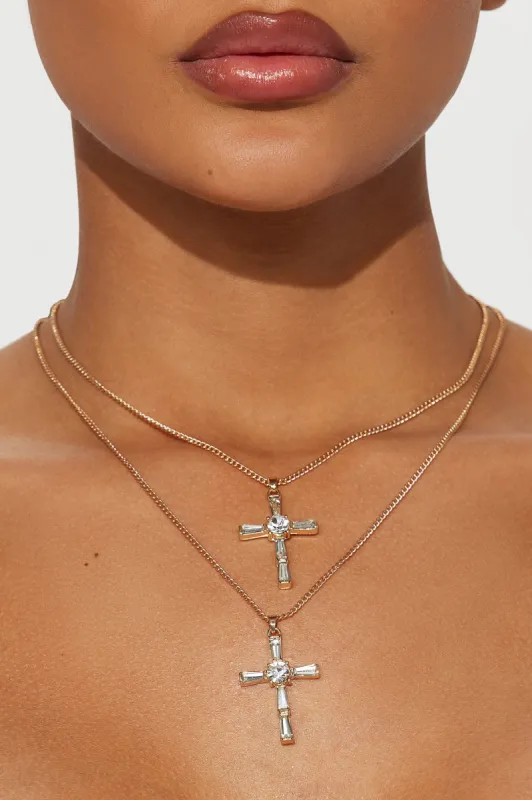 Holy Pathfinder Necklace - Gold sold by Fashion Nova