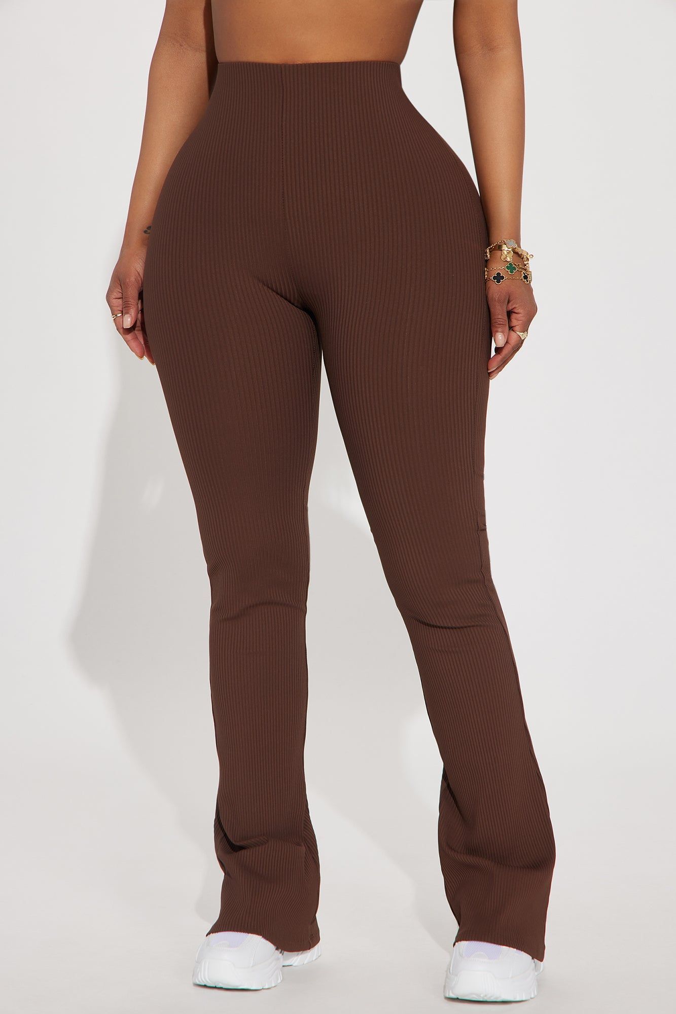 Hold Position Ribbed Yoga Pant - Brown sold by Fashion Nova product image thumbnail 2