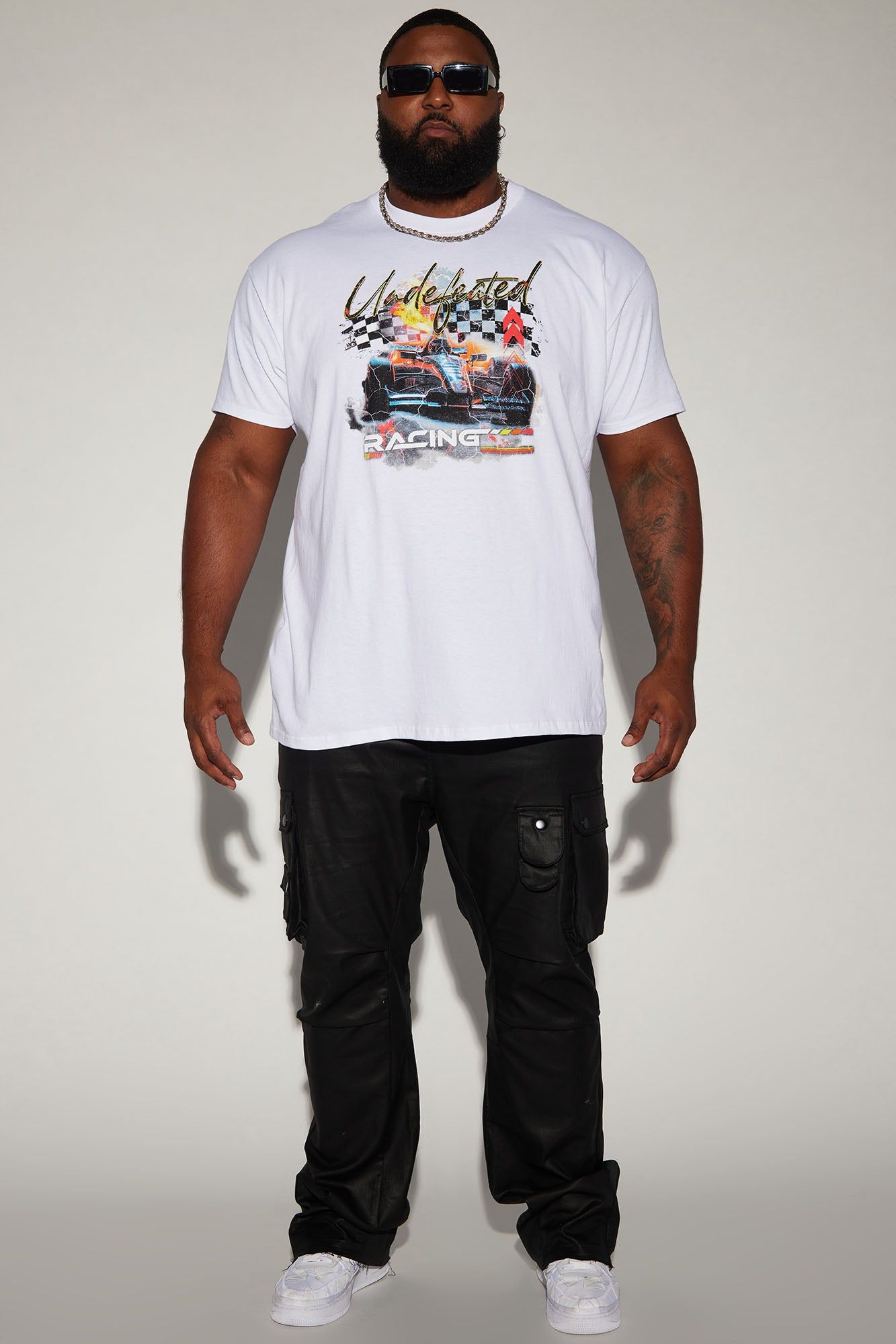 Undefeated Short Sleeve Tee - White sold by Fashion Nova product image thumbnail 5