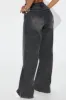 Open To Interpretation Baggy Jeans - Black Wash sold by Fashion Nova