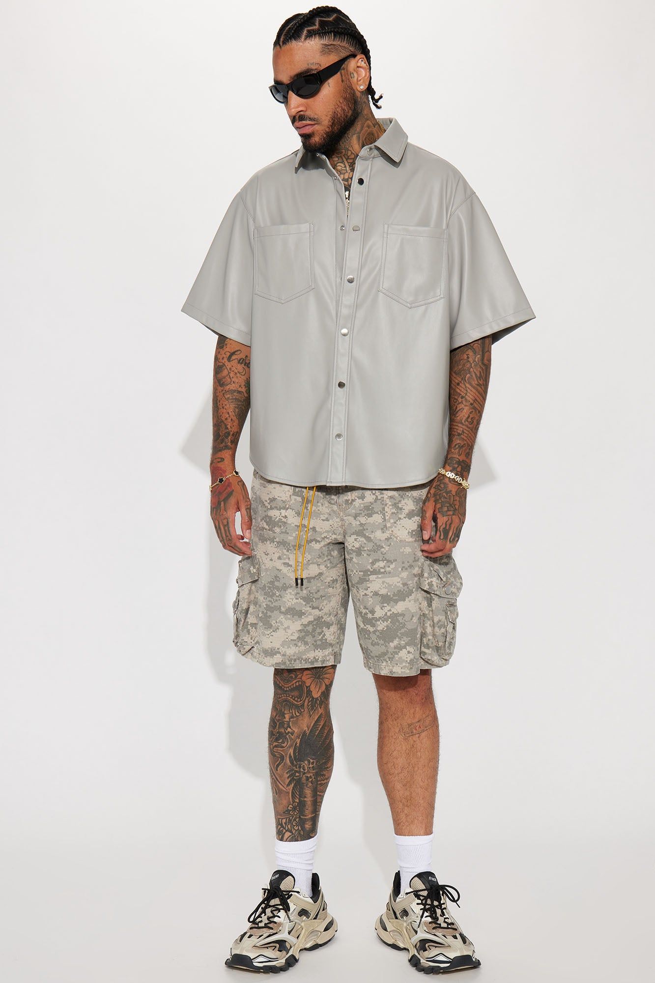 Three Sixty Days Cargo Shorts - Camouflage sold by Fashion Nova product image thumbnail 3