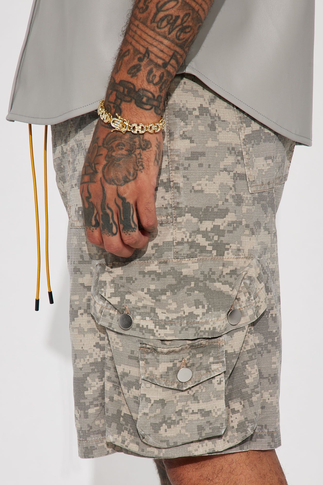 Three Sixty Days Cargo Shorts - Camouflage sold by Fashion Nova product image thumbnail 4