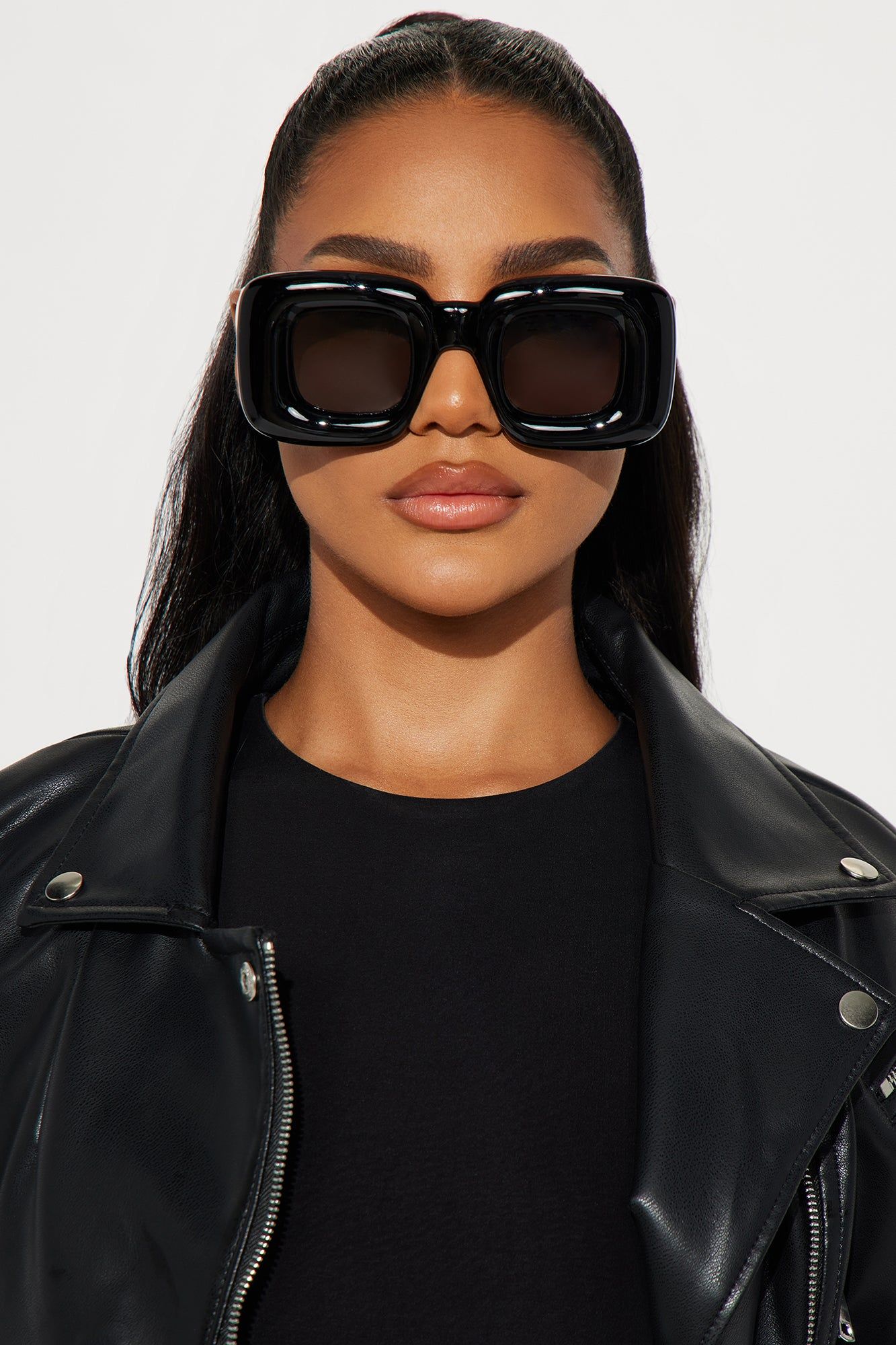 Best Baddie Sunglasses - Black sold by Fashion Nova product image thumbnail 2