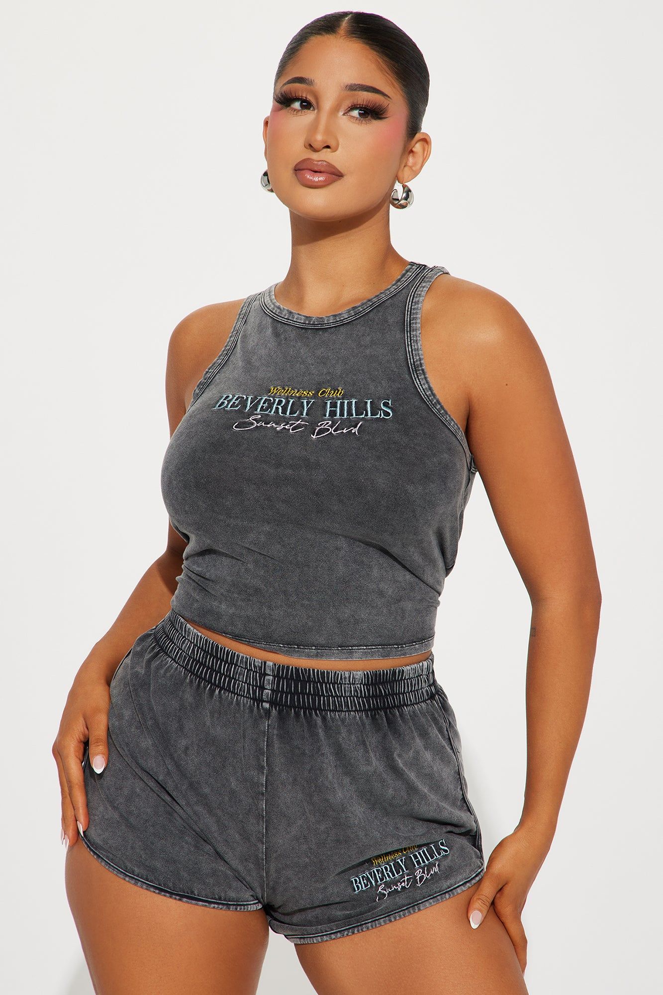 Beverly Hills Club Short Set - Black sold by Fashion Nova product image thumbnail 2