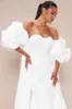 Madelyn Flower Gown Set - White sold by Fashion Nova