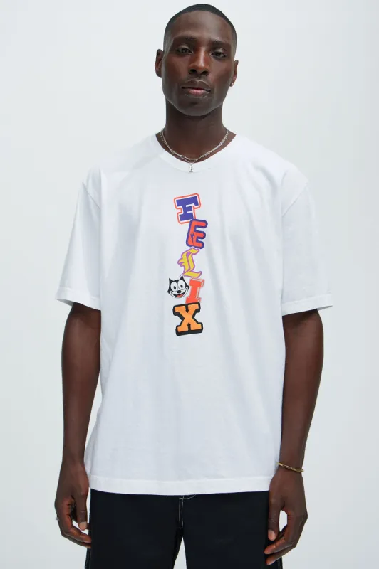 Felix The Cat Short Sleeve Tee - White sold by Fashion Nova