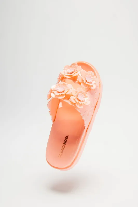 Spring Days Slides - Pink sold by Fashion Nova