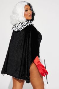 Fashionably Cruel Babe 4 Piece Costume Set - Black/combo sold by Fashion Nova