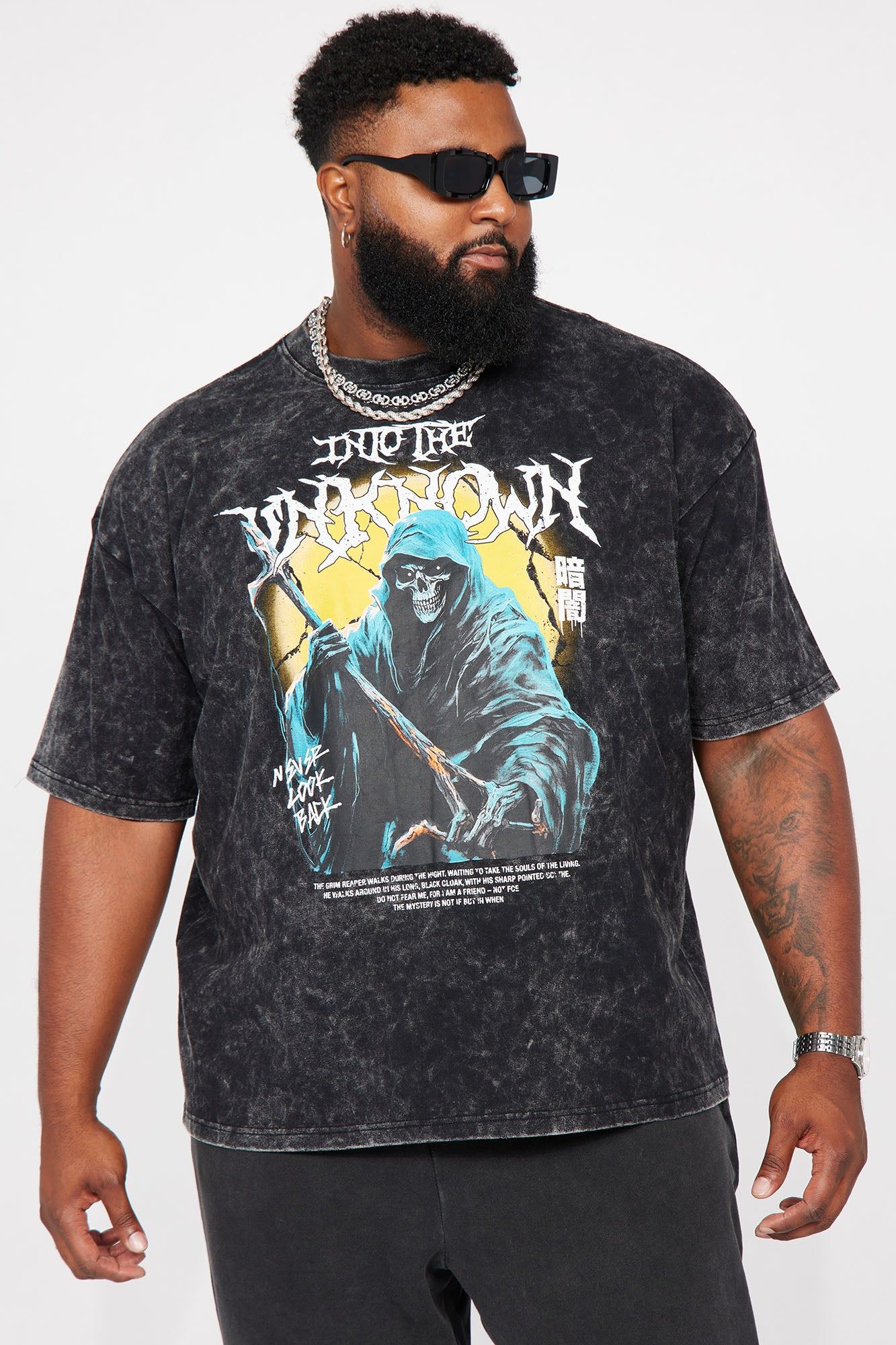 Into The Unknown Short Sleeve Tee - Black sold by Fashion Nova product image thumbnail 2