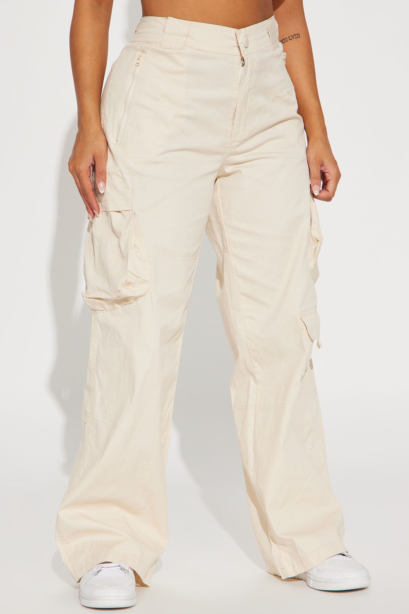 Jasmine Wide Leg Cargo Pant - Ivory sold by Fashion Nova product image thumbnail 2