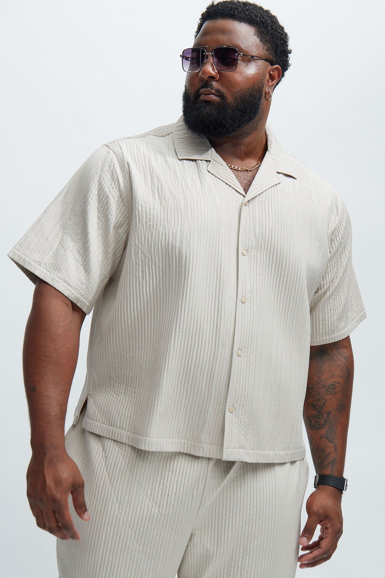 Santiago Shirt - Tan sold by Fashion Nova product image thumbnail 5