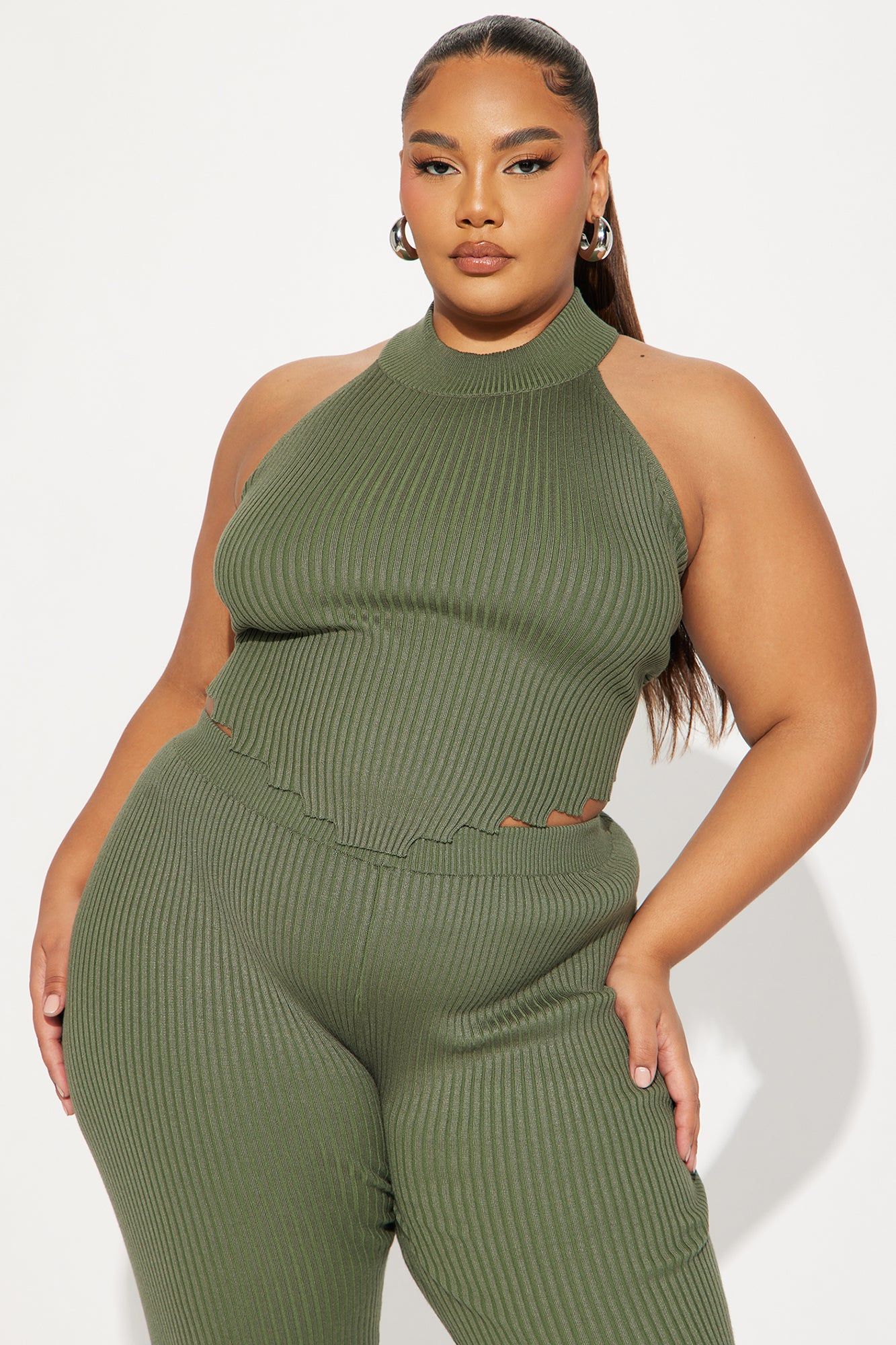 Kristen Pant Set - Olive sold by Fashion Nova product image thumbnail 5