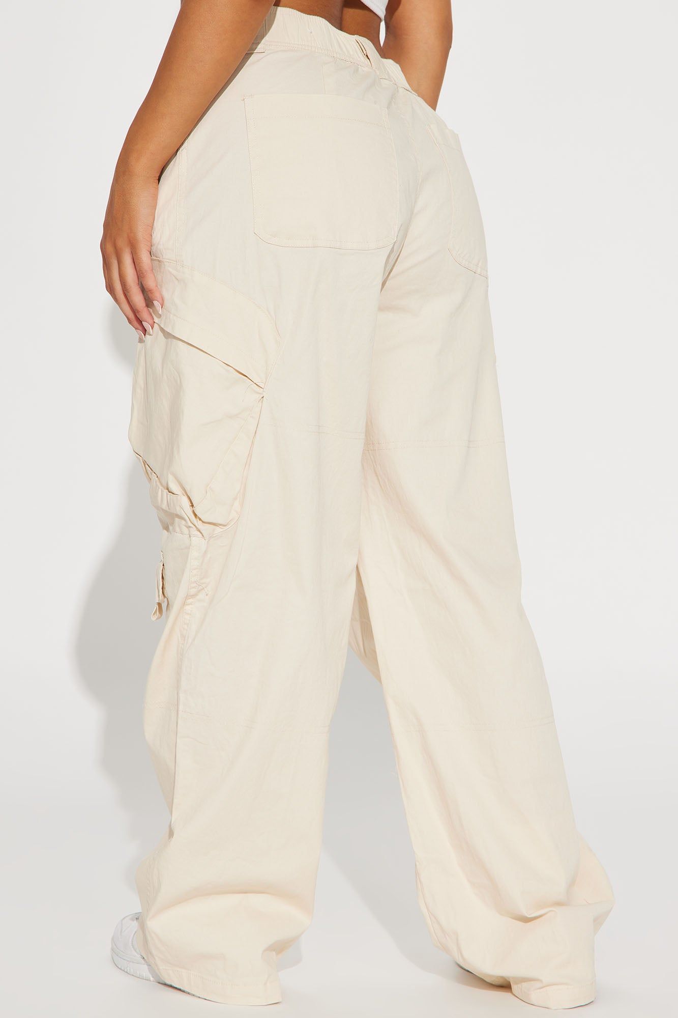 Jasmine Wide Leg Cargo Pant - Ivory sold by Fashion Nova product image thumbnail 3