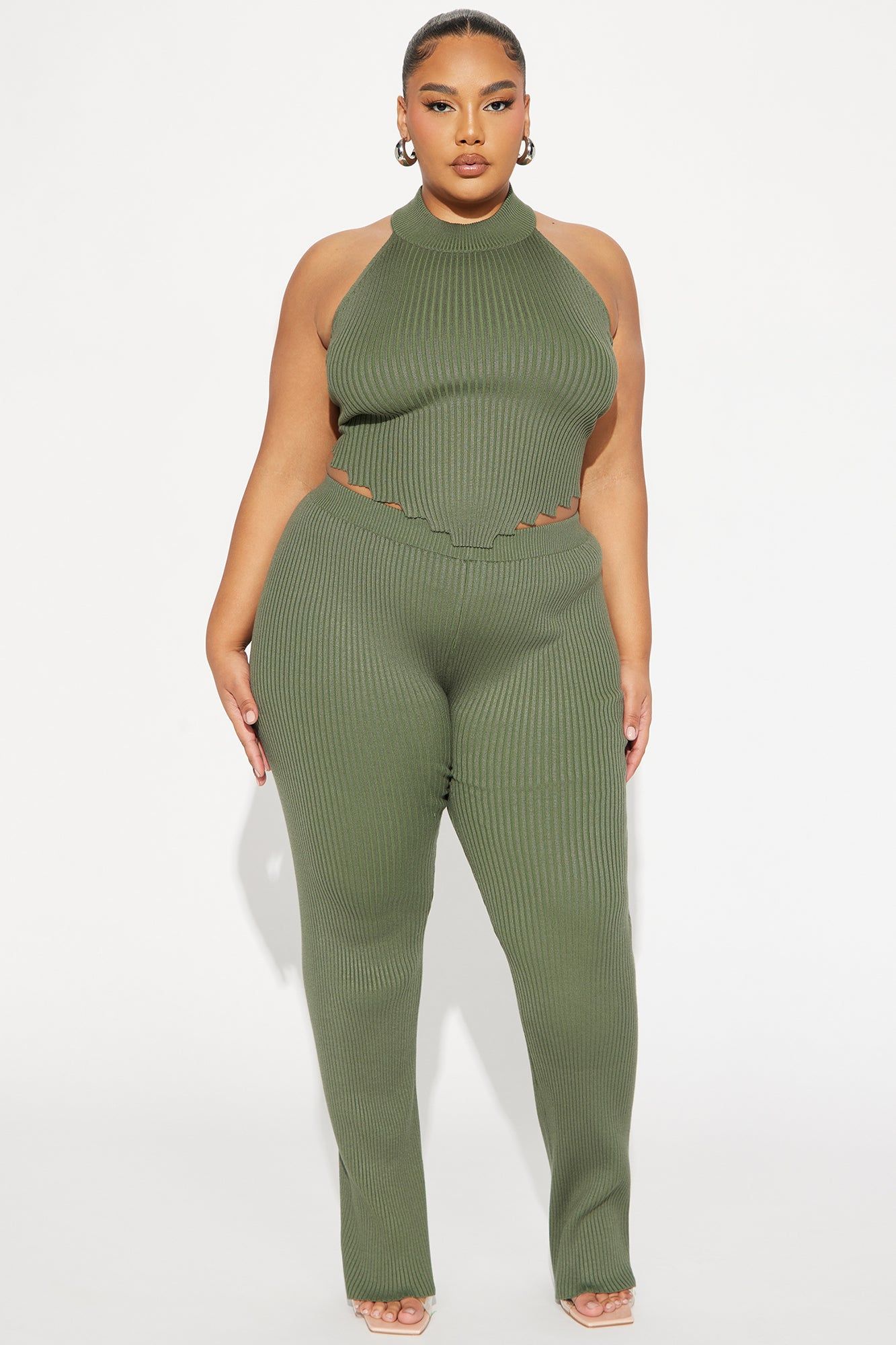 Kristen Pant Set - Olive sold by Fashion Nova product image thumbnail 4