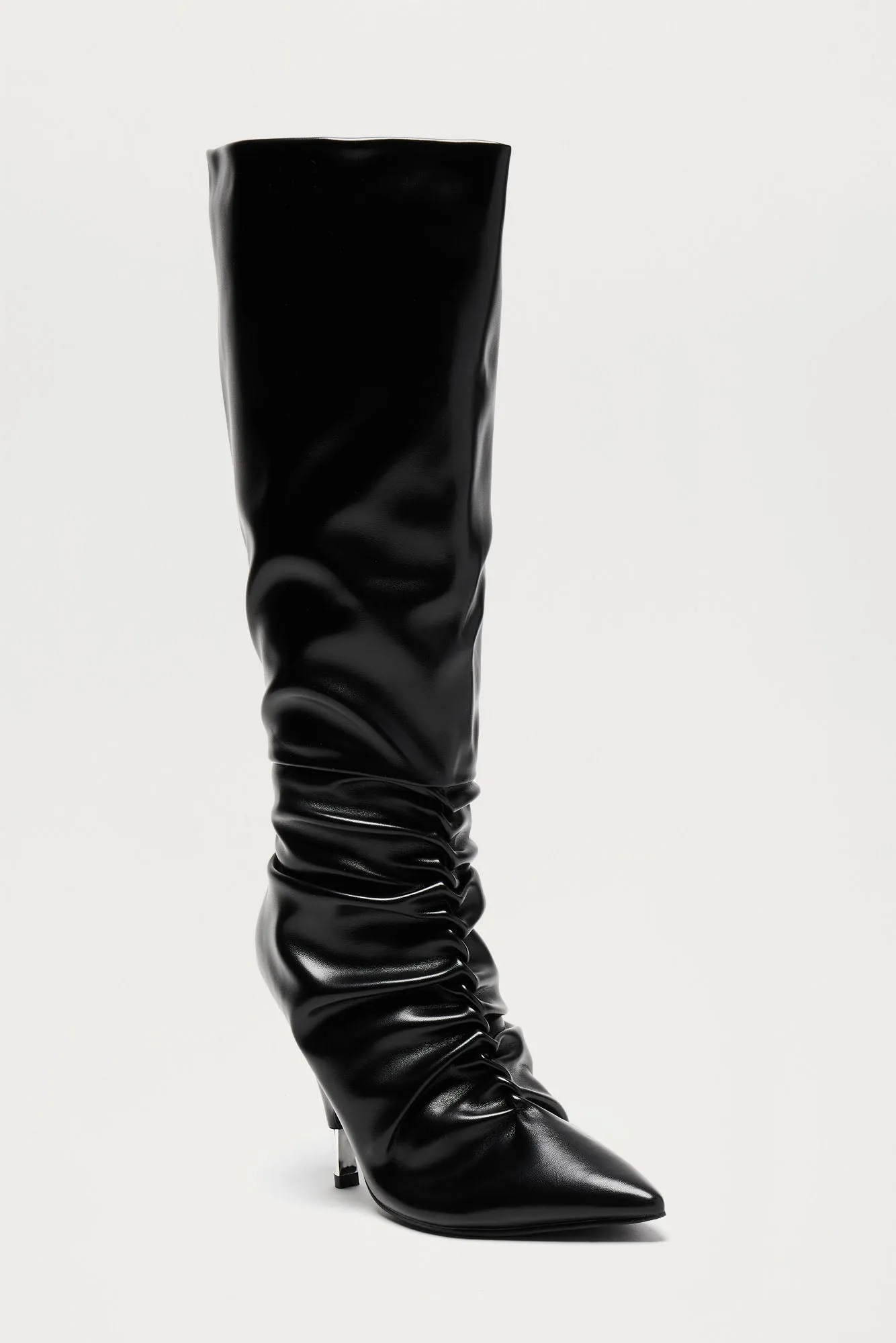 Nadia Knee High Boots - Black sold by Fashion Nova product image thumbnail 4