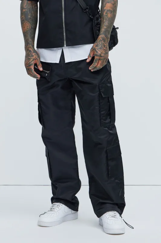 Colter Straight Pants - Black sold by Fashion Nova