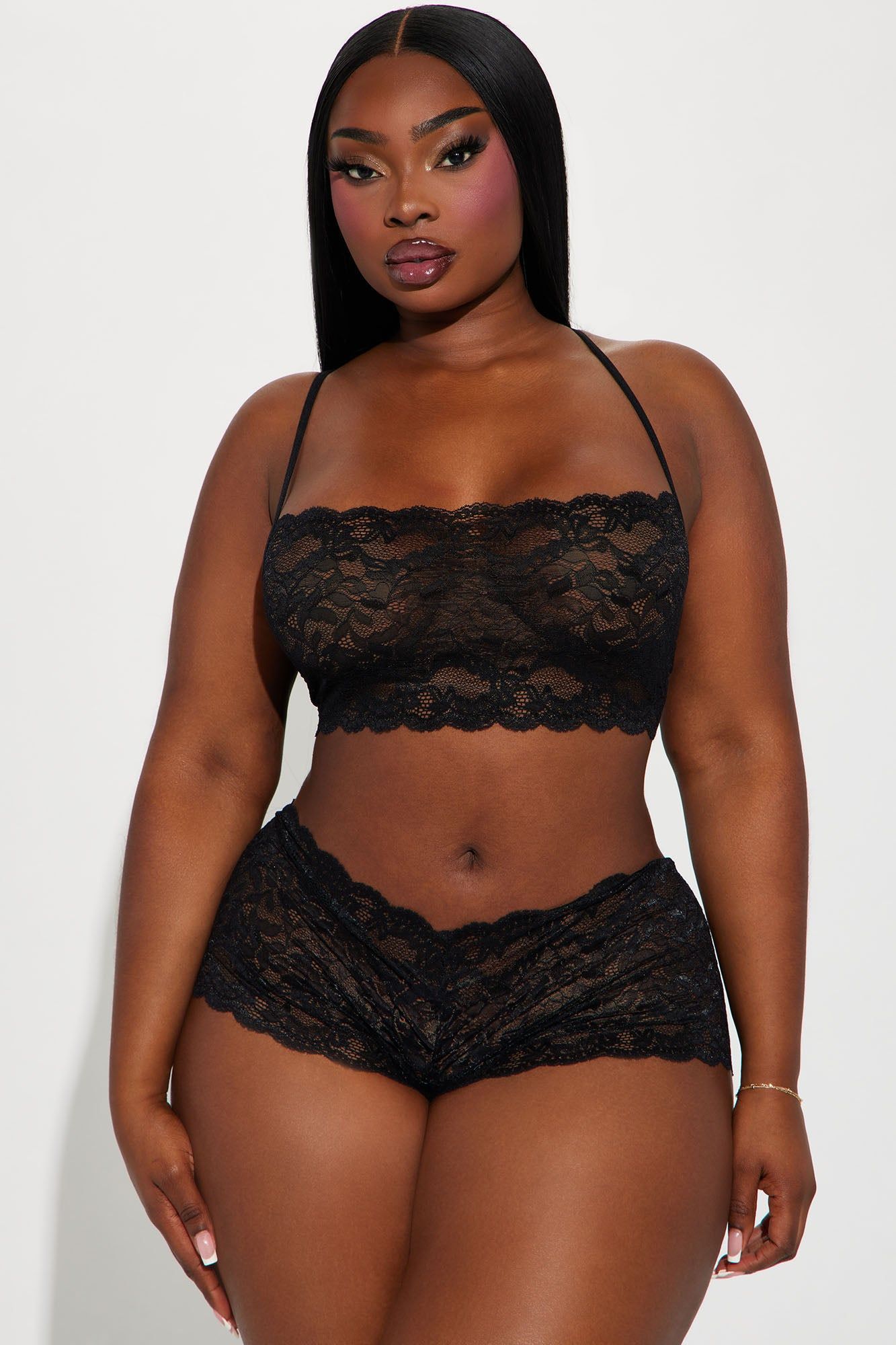 Sultry Moments Lace 2 Piece Set - Black sold by Fashion Nova product image thumbnail 4