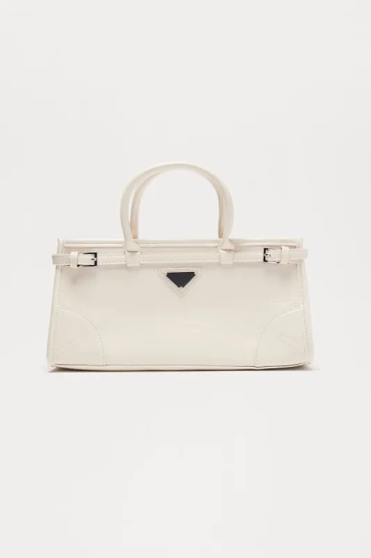False Alarm Handbag - Off White sold by Fashion Nova