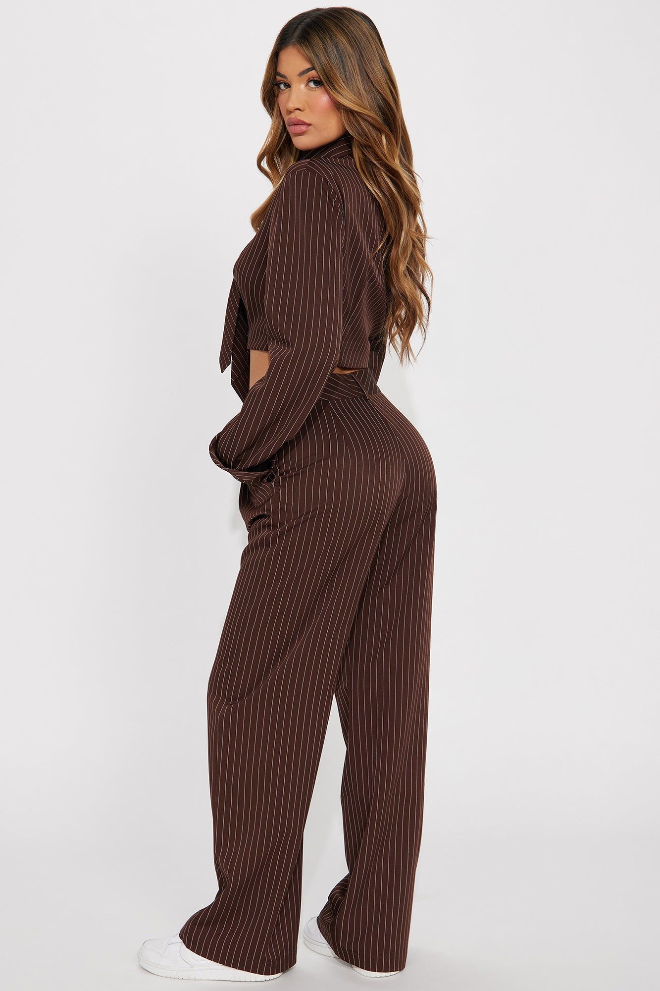 Bossy Babe Pant Set - Brown sold by Fashion Nova product image thumbnail 3