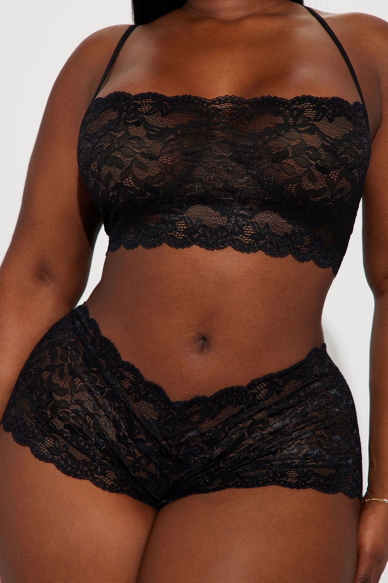 Sultry Moments Lace 2 Piece Set - Black sold by Fashion Nova product image thumbnail 5